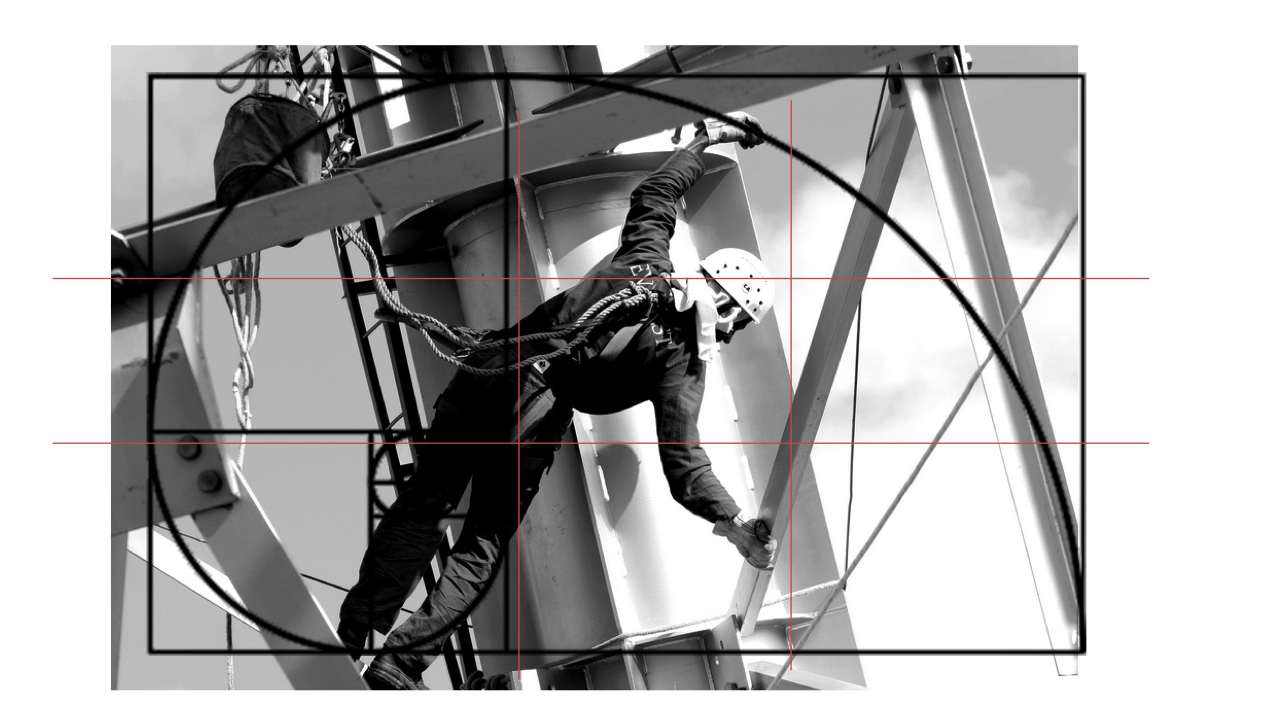 Espiral de Fibonacci aplicada à fotografia